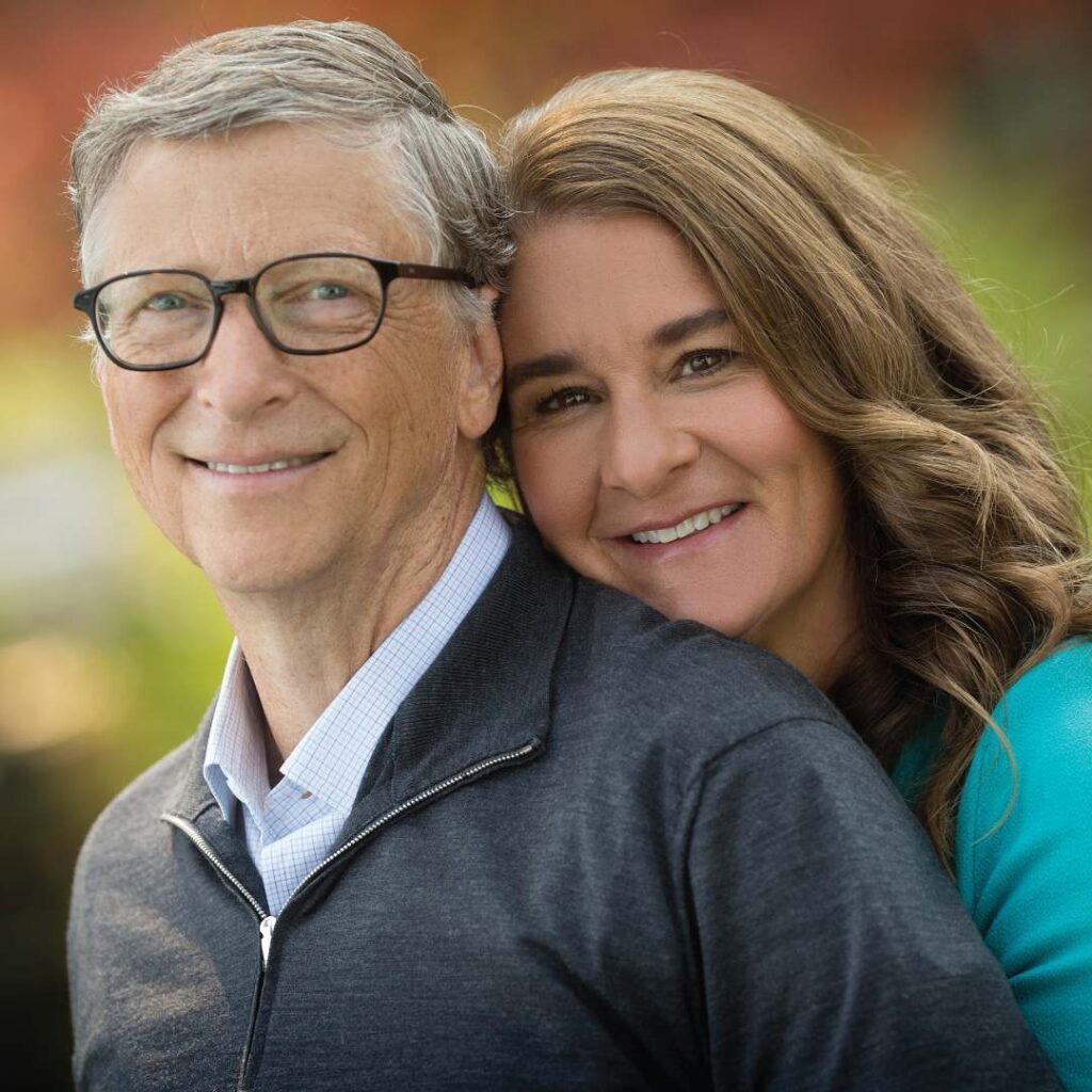 Bill and Melinda Gates on Bill Gates Instagram. 